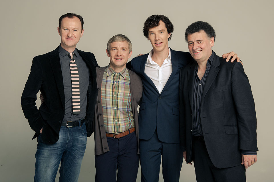 gatiss freeman cumberbatch moffat