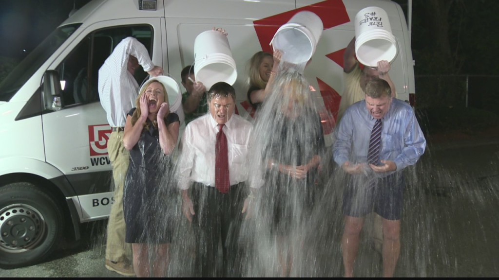 WCVB Boston News Anchors - Ice Bucket Challenge