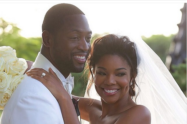 Gabrielle and Dwyane Wedding