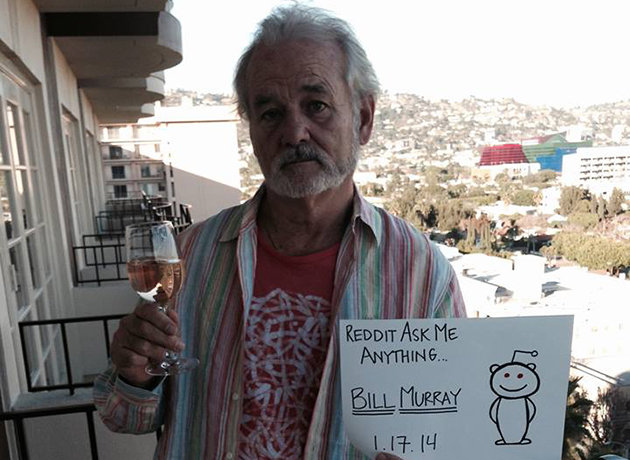 Bill Murray on Reddit